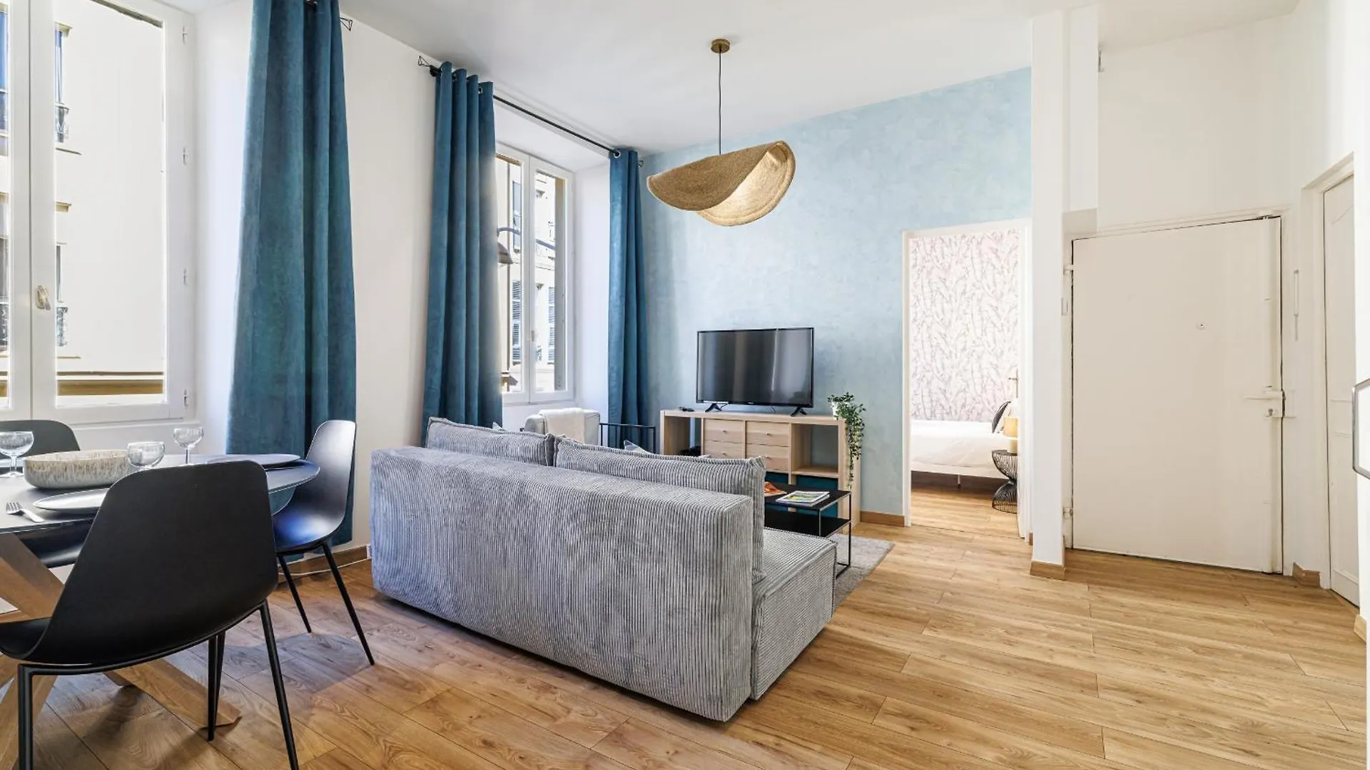 37 Massena - Magnifique 3P Moderne - Zone Pietonne - Climatise Apartment Nice